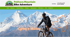 Desktop Screenshot of nepalmountainbike.com